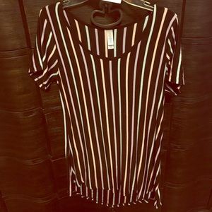 Lularoe Classic t pastel stripe